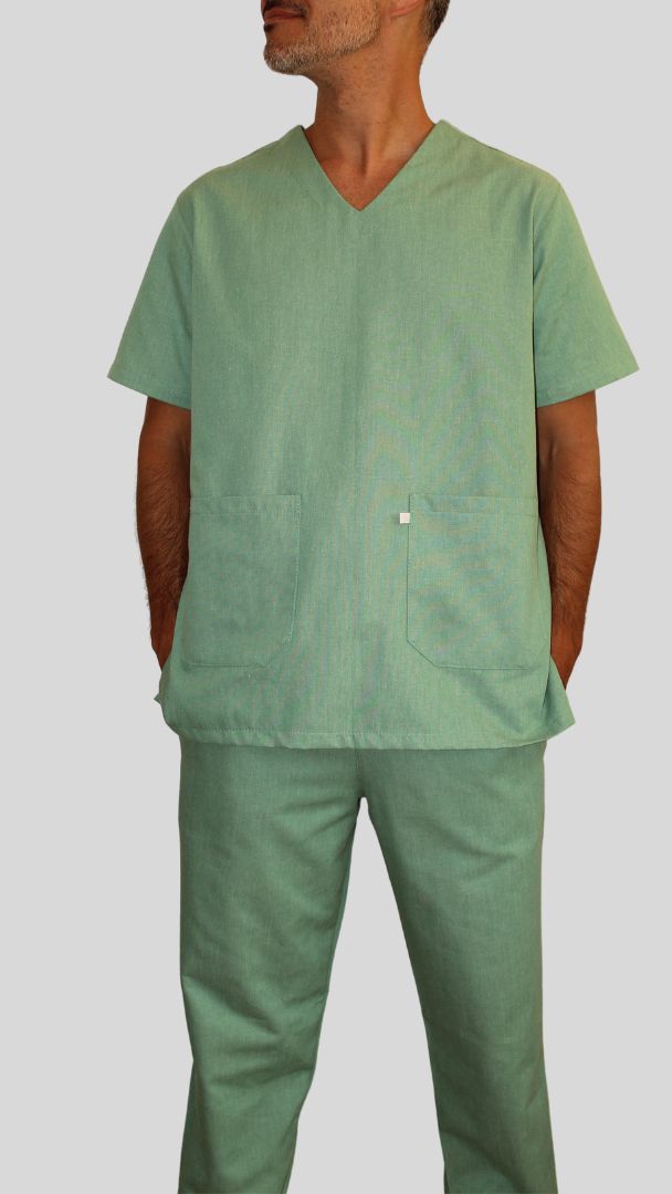 Scrub Unissex- Conjunto privativo basic- Verde