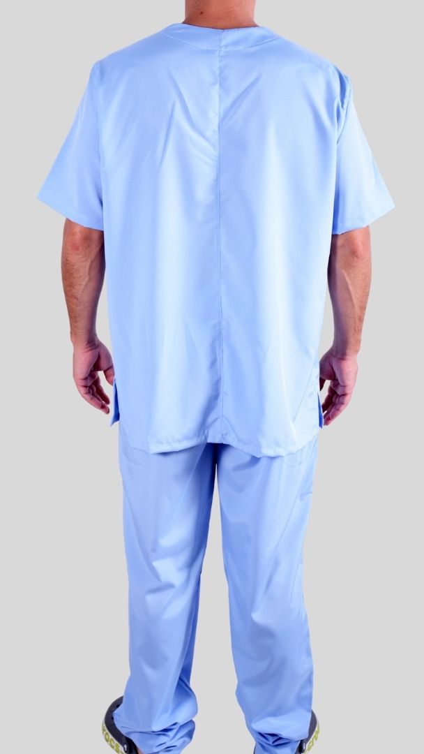 Conjunto privativo basic- crepinho azul