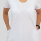 Camiseta Básica Feminina - Vest legging Verão- Branca