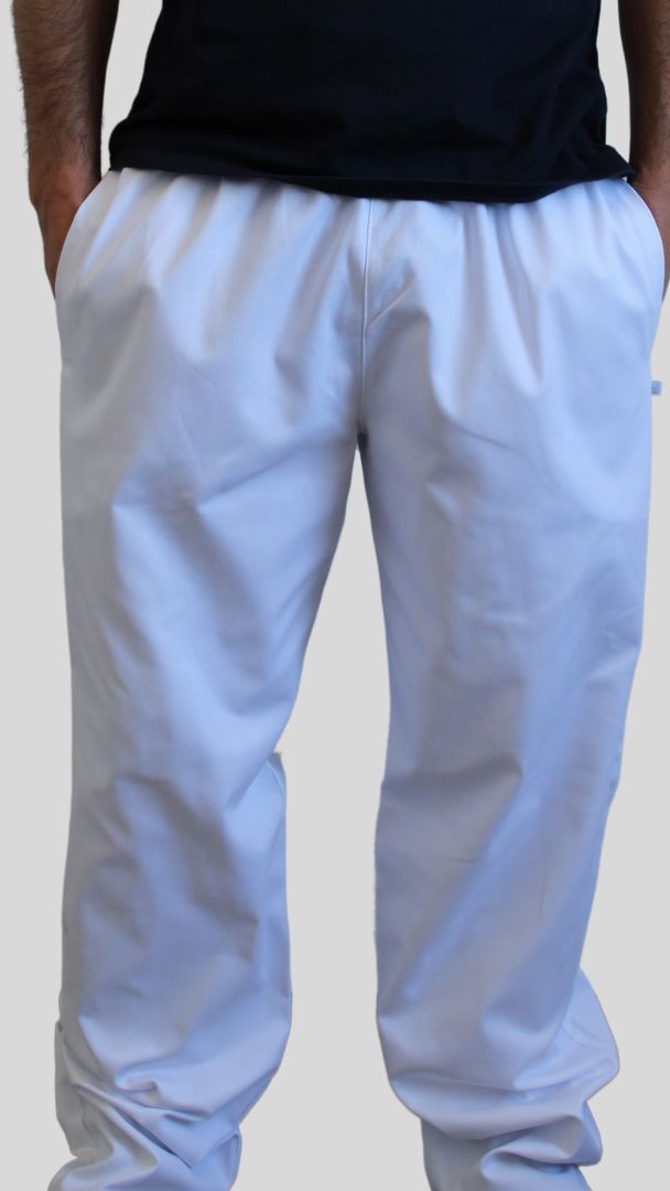Calça Unissex- 100% algodão branca