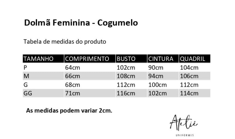 Dolmã Feminina Cogumelo- Azul marinho