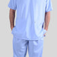 Conjunto privativo basic- crepinho azul