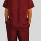 Scrub Unissex- Conjunto privativo basic- Vinho