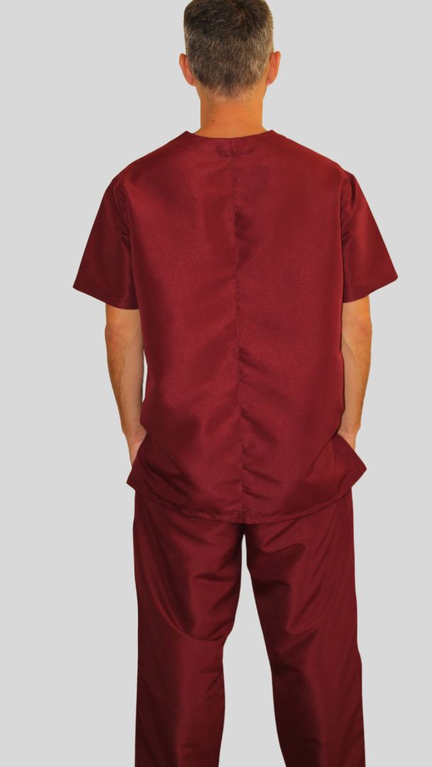 Scrub Unissex- Conjunto privativo basic- Vinho