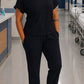 Conjunto privativo Feminino Crepe- Marinho