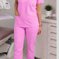 Scrub Feminino - Conjunto privativo poliamida - Lilás