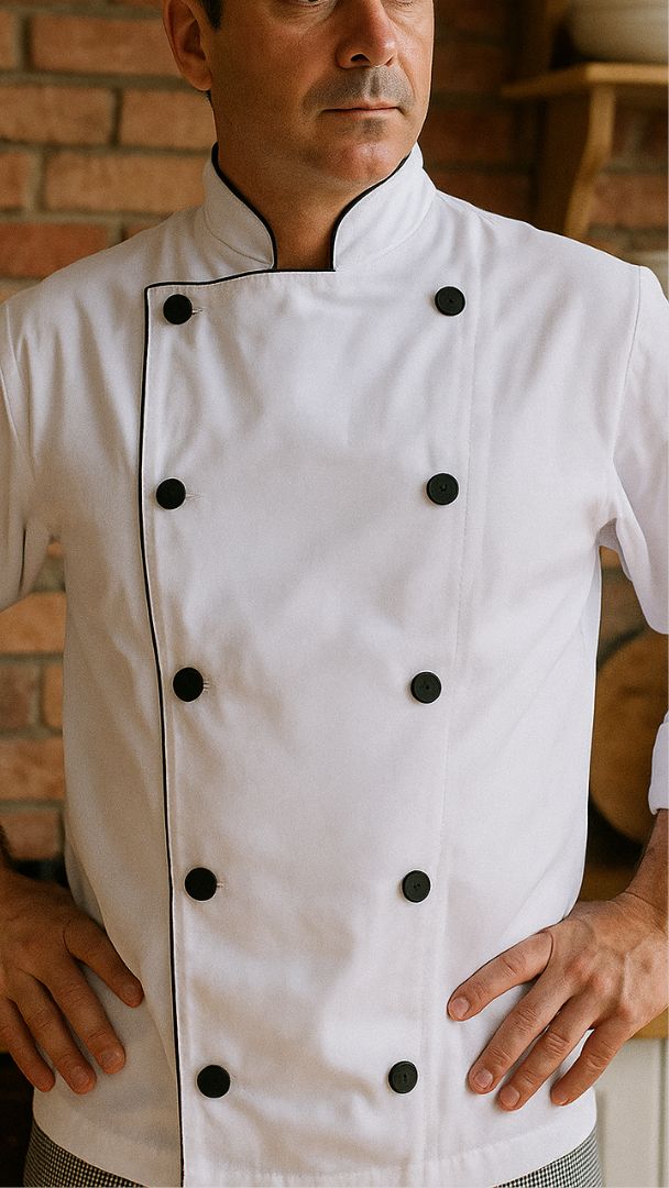 Dolmã Unissex Básica - Tomilho- Preta & Branca