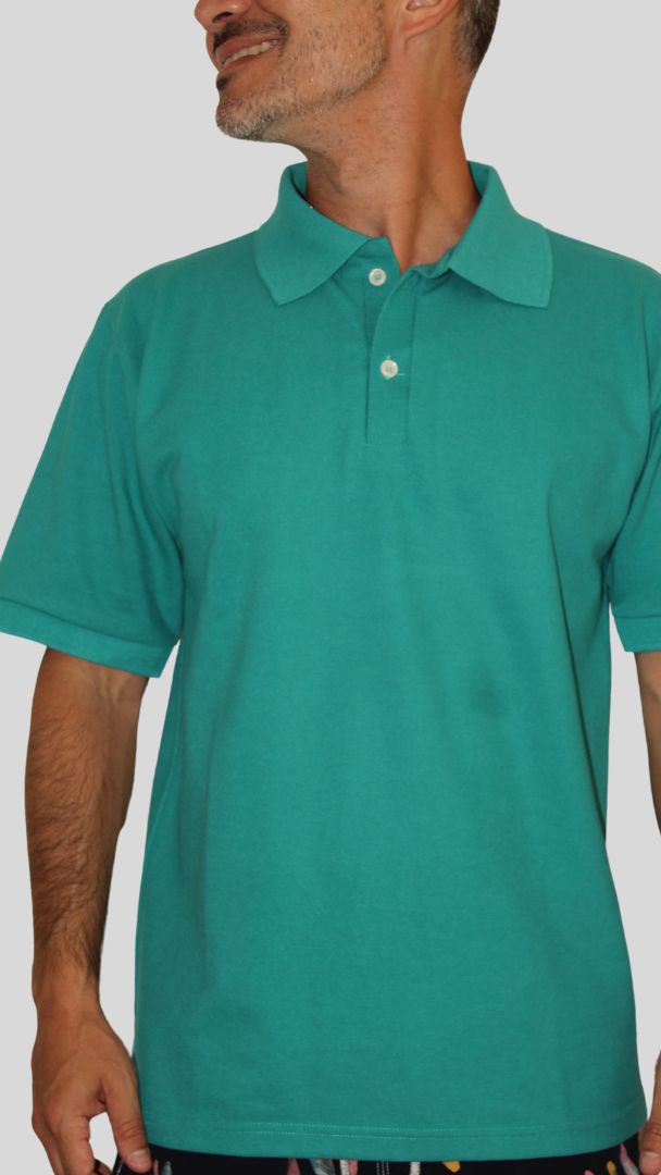 Camiseta Polo Unissex- Verde