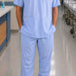 Conjunto privativo basic- crepinho azul