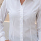 Camisa Feminina- Tradicional- manga longa- branca