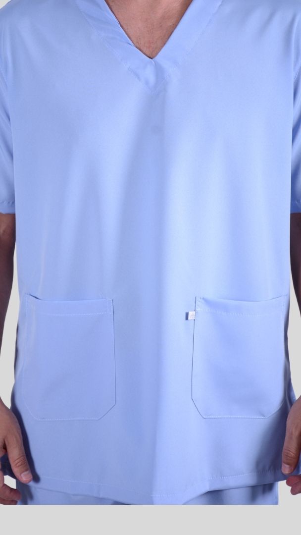 Conjunto privativo basic- crepinho azul