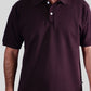 Camiseta Polo Unissex- Marrom escuro