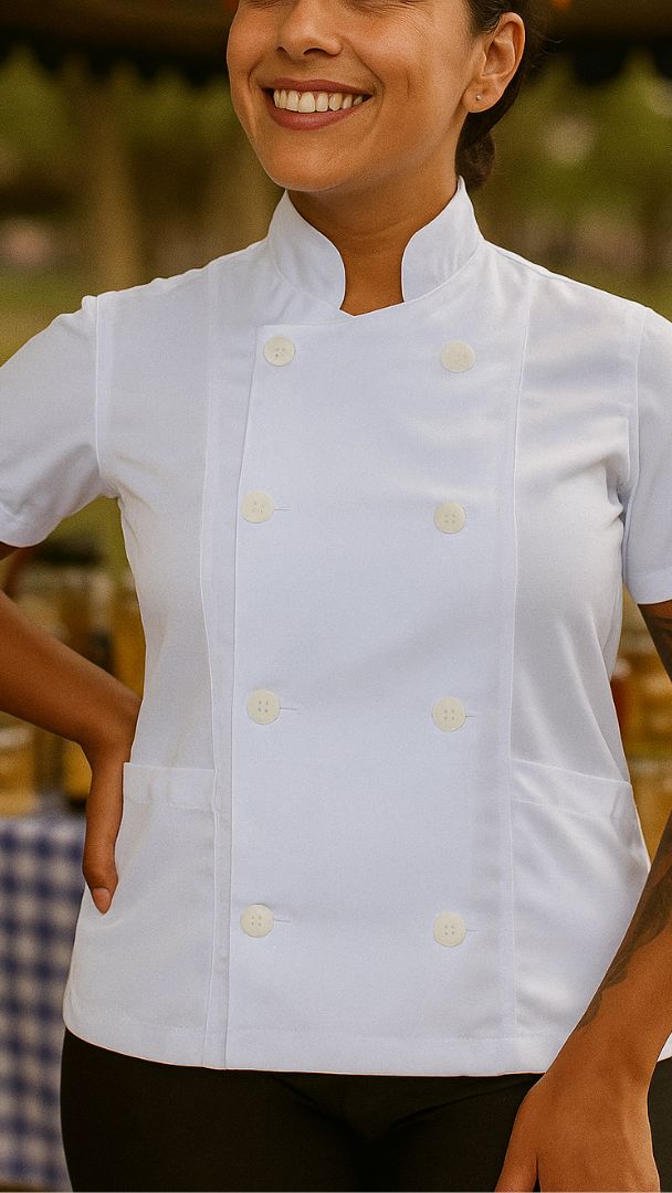 Dolmã Feminina Branca- Água de coco- Manga curta