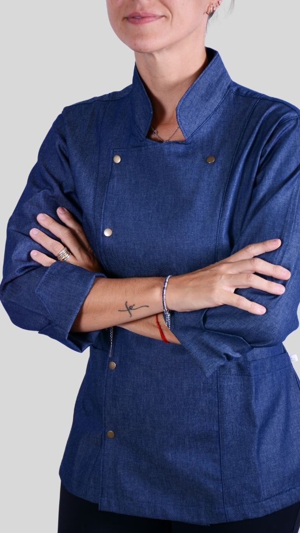 Dolmã Feminina Jeans- Gengibre