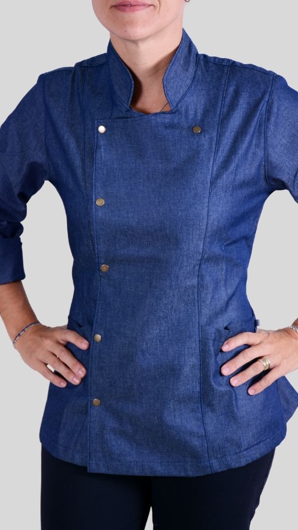 Dolmã Feminina Jeans- Gengibre