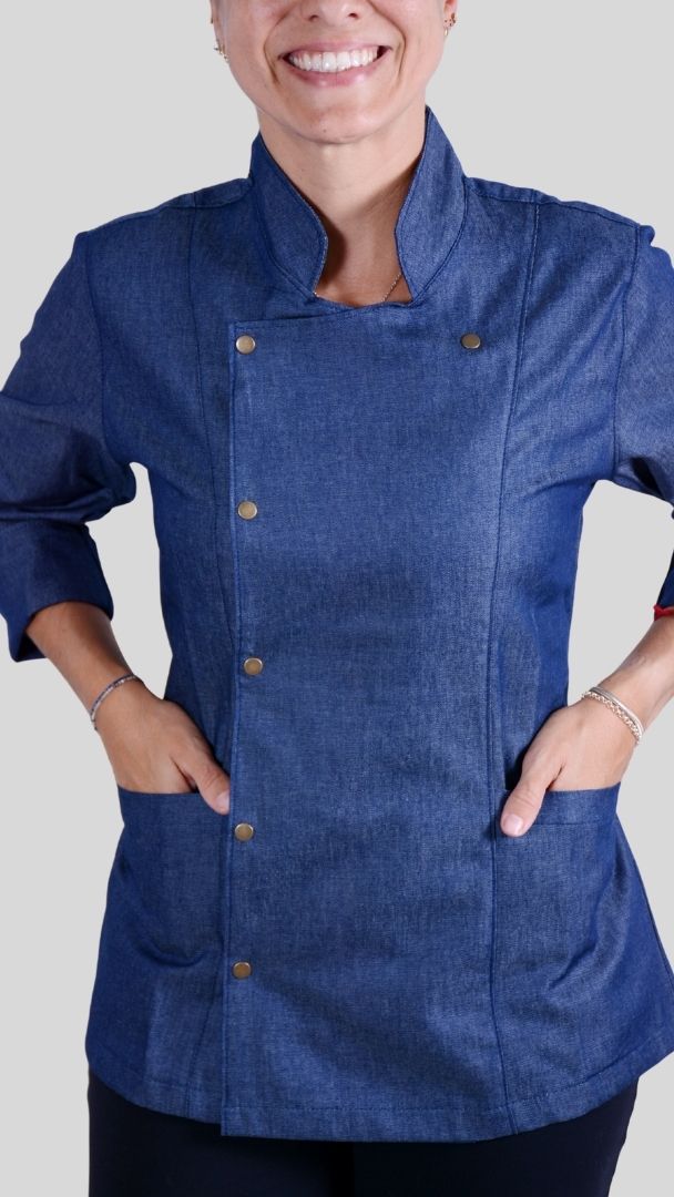 Dolmã Feminina Jeans- Gengibre