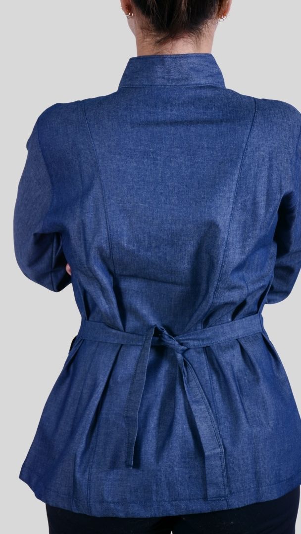 Dolmã Feminina Jeans- Gengibre