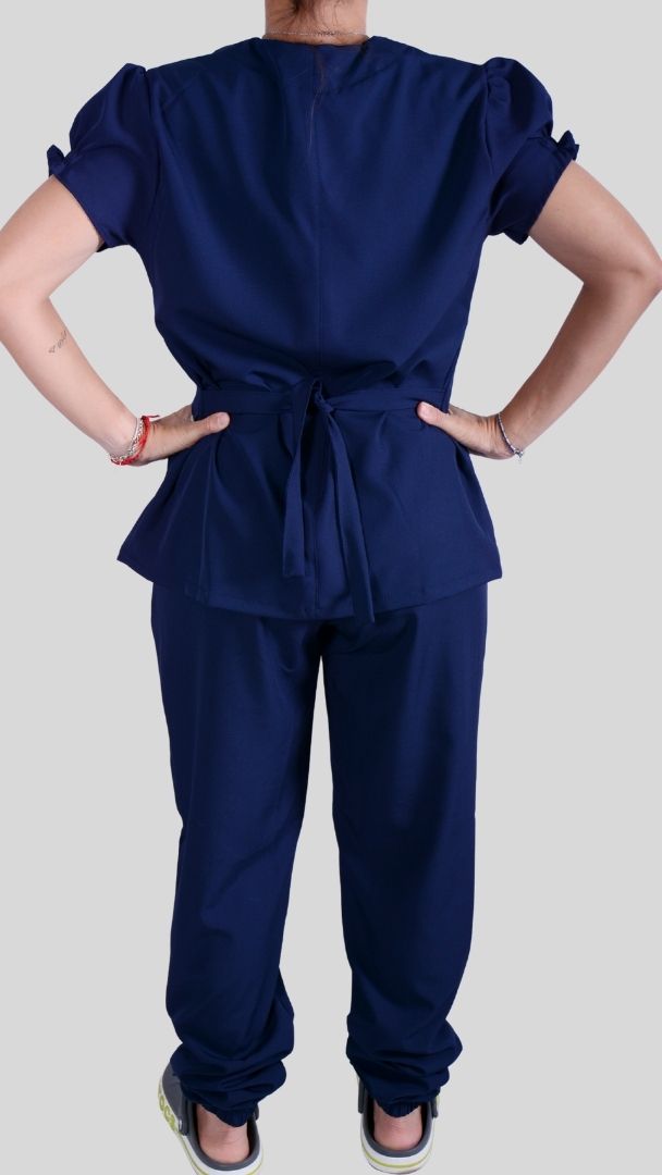 Conjunto privativo, Scrub Feminino modelo princess- marinho