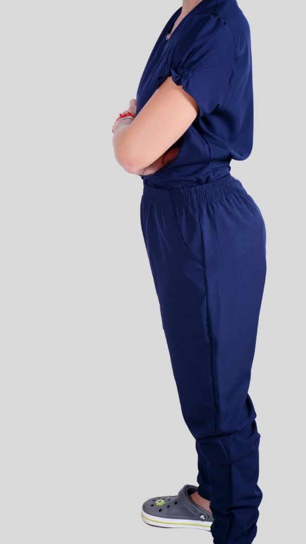 Conjunto privativo, Scrub Feminino modelo princess- marinho