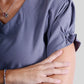 Conjunto privativo, Scrub Feminino modelo princess- cinza