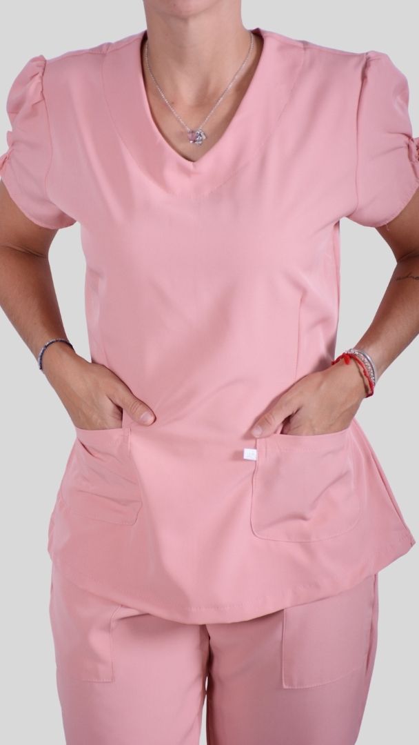Conjunto privativo, Scrub Feminino modelo princess- nude