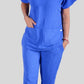 Scrub Feminino- Conjunto privativo- crepe azul royal