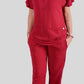 Scrub Feminino- Conjunto privativo- crepe vinho