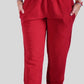 Scrub Feminino- Conjunto privativo- crepe vinho