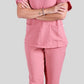 Scrub Feminino- Conjunto privativo- crepe rose