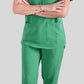 Scrub Feminino- Conjunto privativo- crepe verde