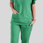Scrub Feminino- Conjunto privativo- crepe verde