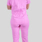 Scrub Feminino - Conjunto privativo poliamida - Lilás