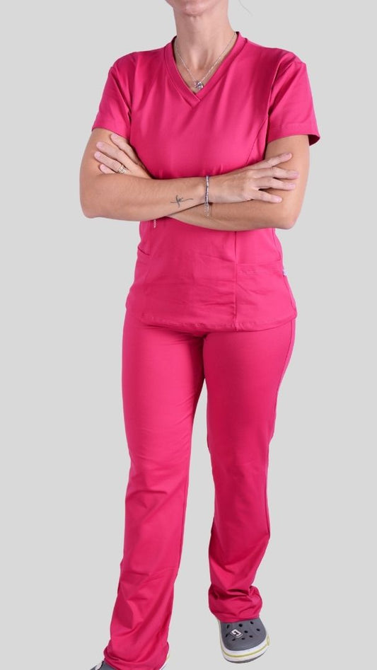 Scrub Feminino- Conjunto privativo Clássic- Pink