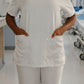 Scrub Unissex- Conjunto privativo- basic- Cinza