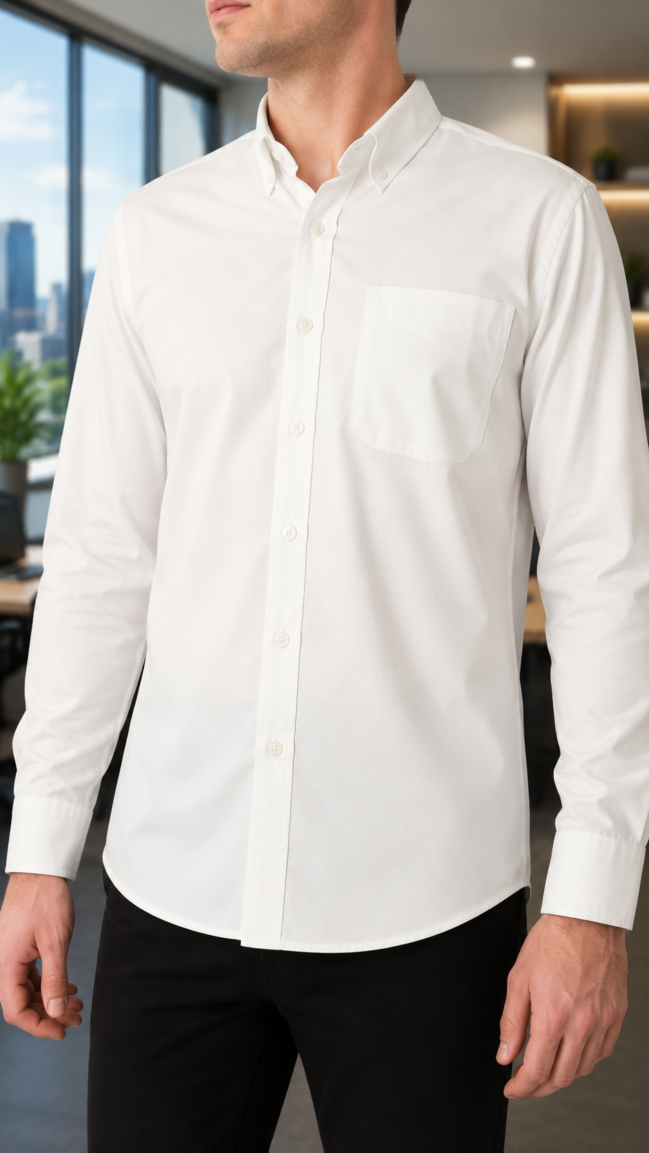 Camisa Social- Masculina- Manga longa
