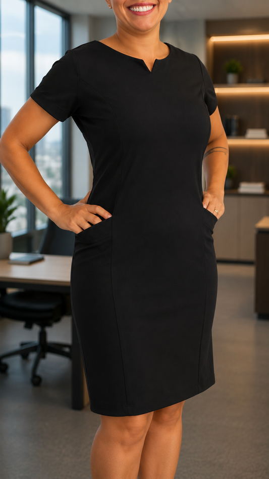 Vestido Social com manga