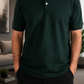 Camiseta Polo Unissex- Verde Musgo