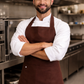 Avental Tradicional Marron em 100% algodão