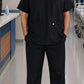 Conjunto privativo basic- crepinho preto