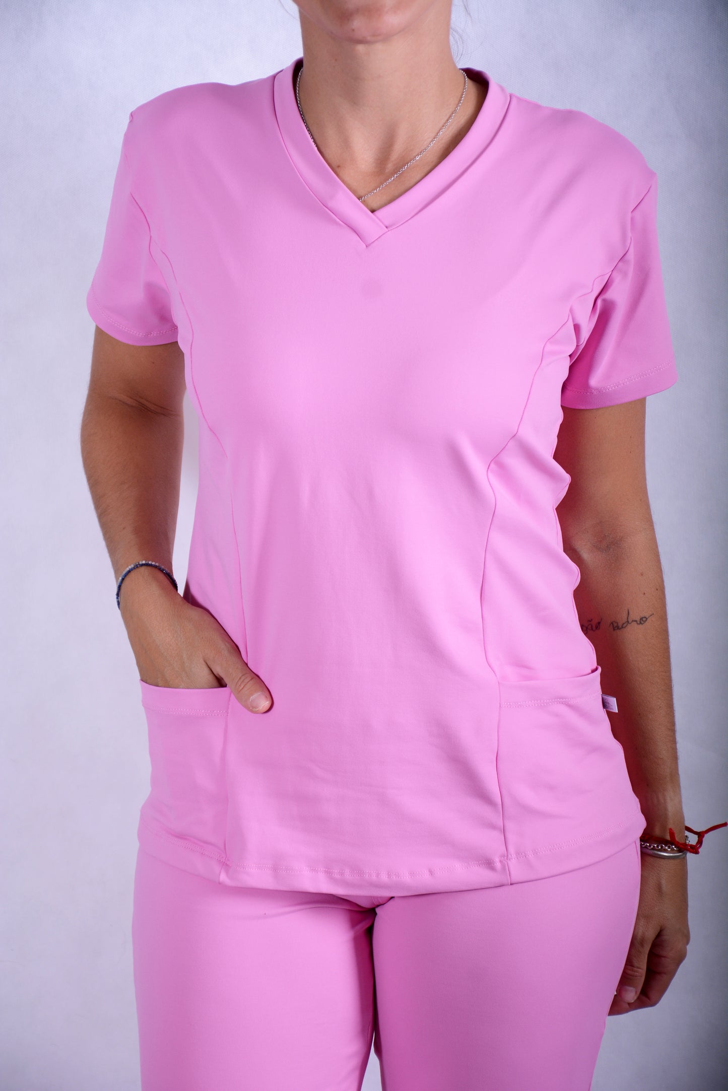 Scrub Feminino - Conjunto privativo poliamida - Lilás