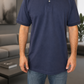 Camiseta Polo Unissex- Marinho