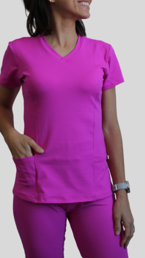 Scrub Feminino- Conjunto privativo Clássic- Pink