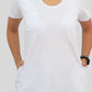 Camiseta Básica Feminina - Vest legging Verão- Branca