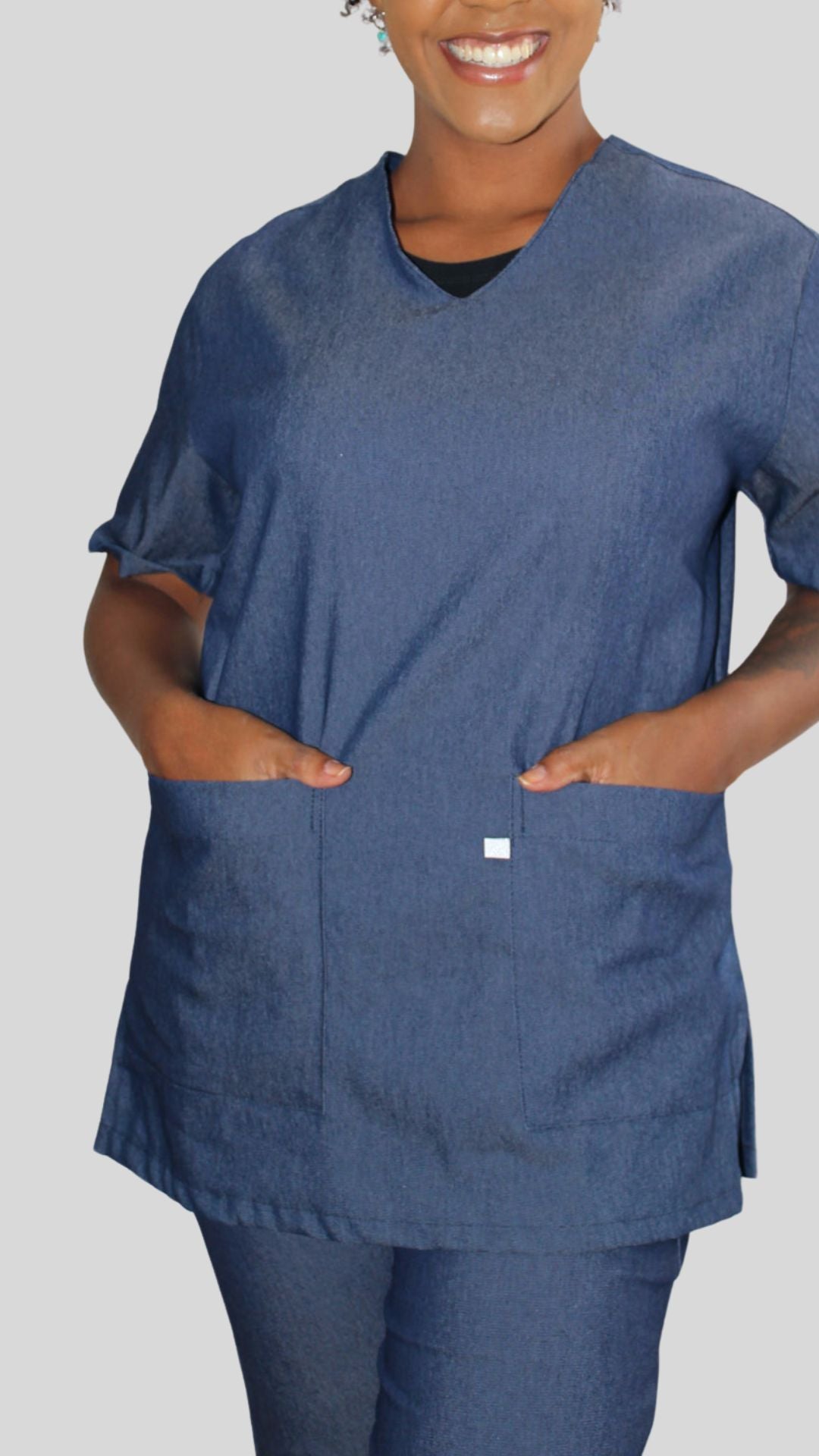 Scrub Unissex- Conjunto privativo- basic- Jeans