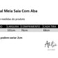 Avental Meia Saia Com Aba- Listrado (Bege & Jeans)