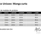 Jaleco Unissex - Manga Curta Microfibra